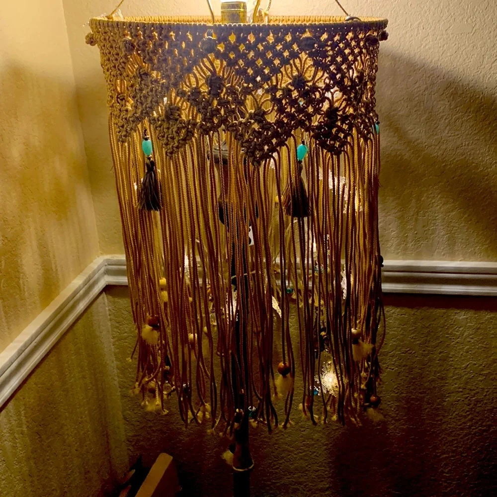 Hand Crafted Macrame Chandelier